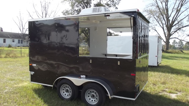 NEW 2023 8X12 ENCLOSED CUSTOM CONCESSION MOBILE KITCHEN FOOD VENDING TRAILER