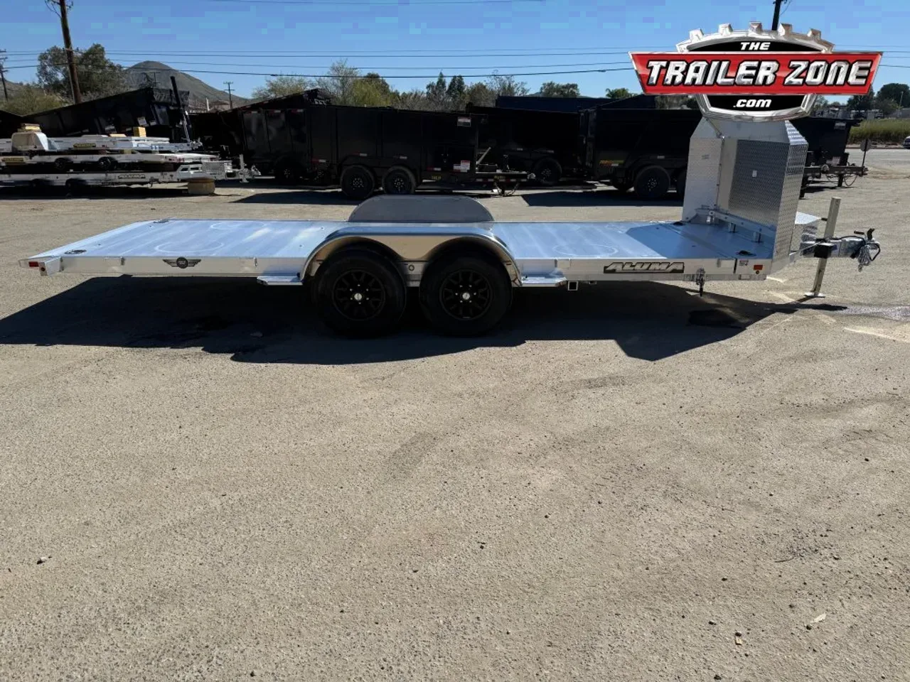 2027 Aluma 8218H-TILT-ANV Tilt Trailer