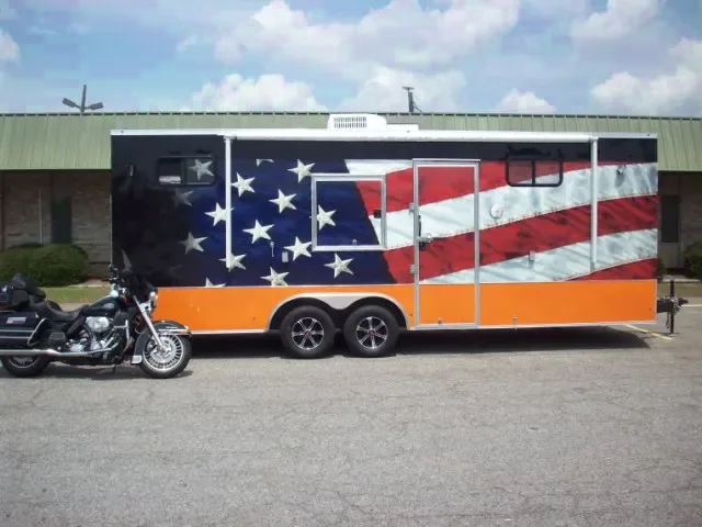 CUSTOM MOTORCYCLE TRAILER